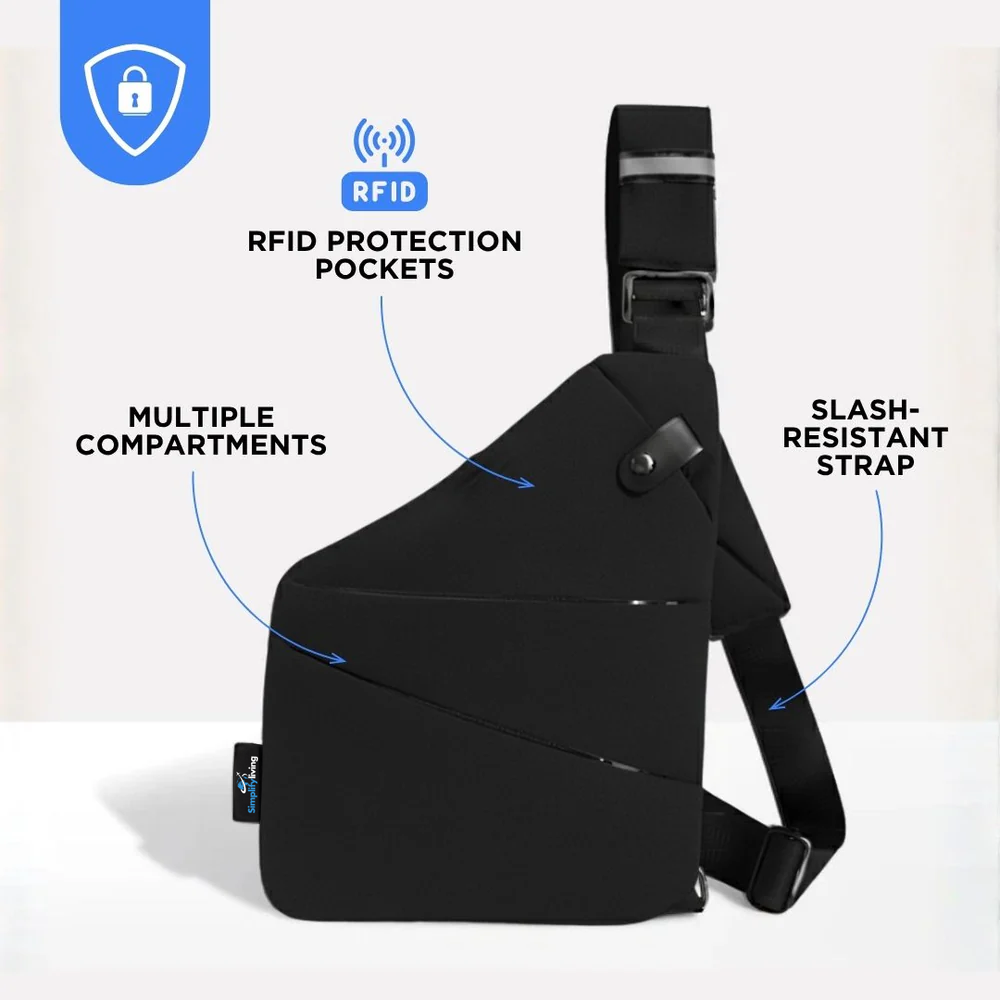 Anti-Theft Crossbody Bag