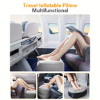 Inflatable cushion and pillow