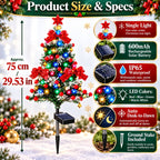 Last Day Promotion! 🔥 Solar Cedar Christmas Tree Lights| Festive Outdoor Holiday Decor ✅️