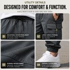 💚 BESTSELLER | 8PCS $24.63 | Men’s Multi-Pocket Cargo Jogger Pants