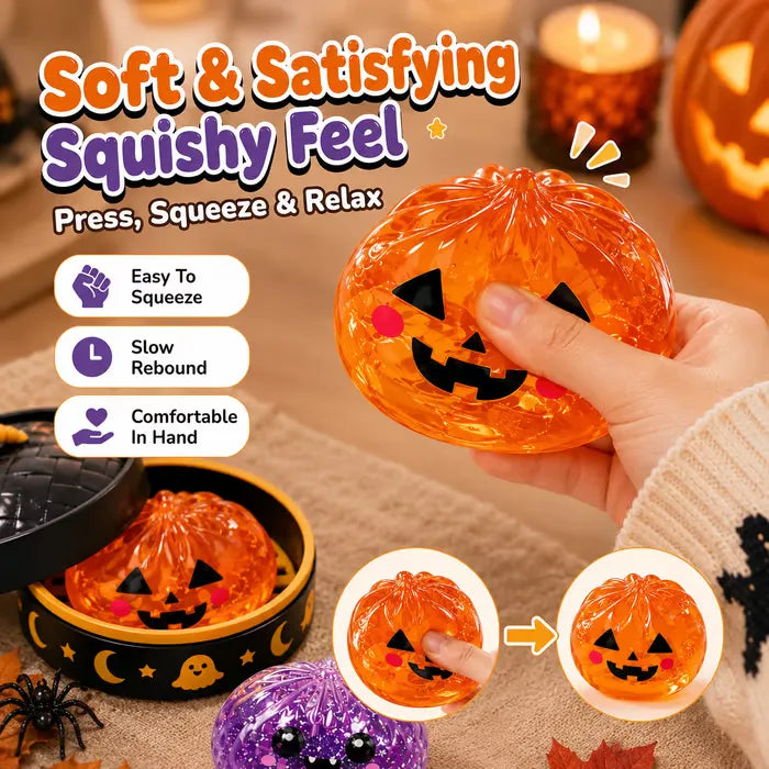 🎃 Halloween Dumpling Squeeze Squishy Toy