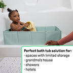Portable Foldable Toddler Tub – Easy to Store & Clean