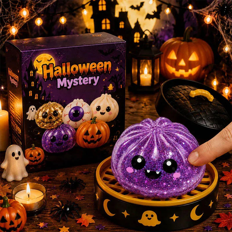 🎃 Halloween Dumpling Squeeze Squishy Toy