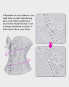 Corset Tops Lace Waist Push Up Shapewear
