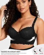 The Lace Bustier | Elegant Push-Up Support