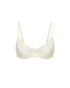 Women's Balconette Lace Bra See Through Demi Sheer