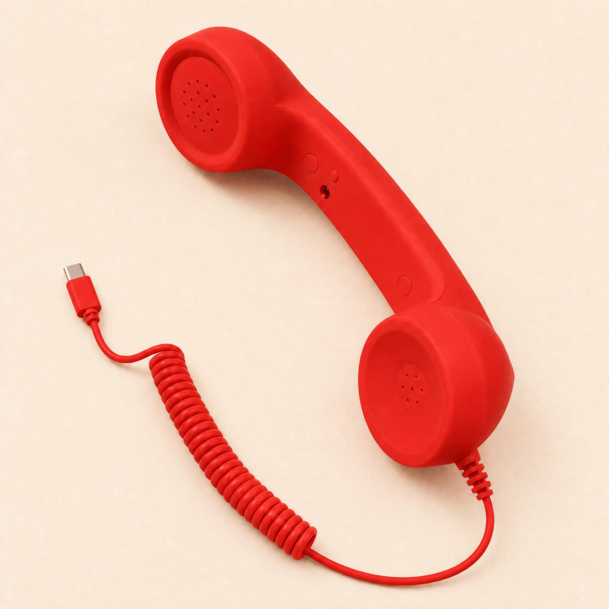 ☎️ Retro telephone handset with USB-C connection 📞