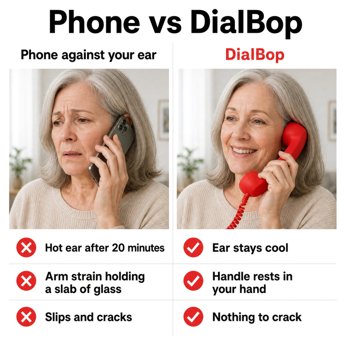 ☎️ Retro telephone handset with USB-C connection 📞