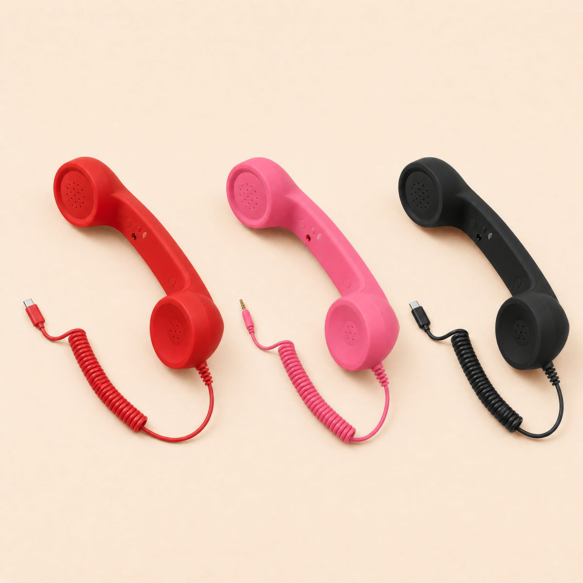 ☎️ Retro telephone handset with USB-C connection 📞