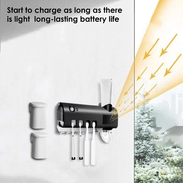 🦷49% OFF⏰Smart UV Sterilizing Toothbrush Holder
