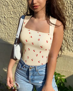 Sleeveless Tummy Control Tank Tops Bodysuits