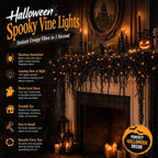 Artificial Hanging Vine Garland for Halloween Fireplace Decoration