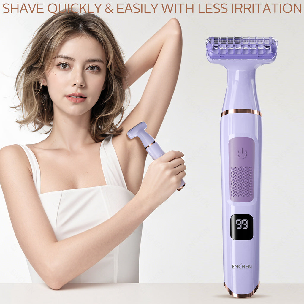 Electric Hair Remover for Underarms, Full Body, and Intimate Areas