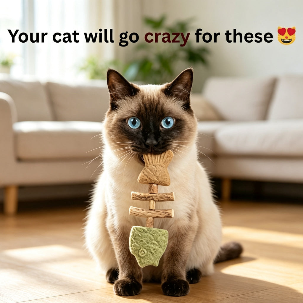 🐱Catnip & Silvervine Chew，49% OFF!⚡
