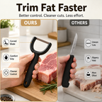 🥩✨Handheld Meat & Fat Trimming Tool for Brisket and Pork