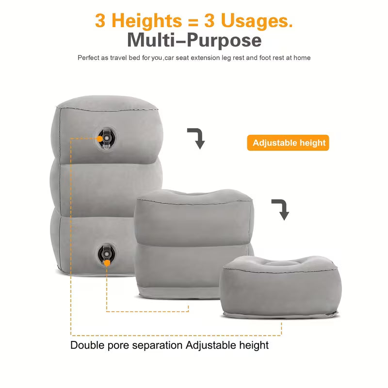 Inflatable cushion and pillow