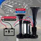 📢🔊2026 Upgraded 12V 130DB Air Horn Dual Horn, Horn Kit with Air Compressor