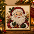 ✨✨Relaxing & Beginner-Friendly - 🎨💎DIY Christmas Pearl Diamond Painting Art Kit