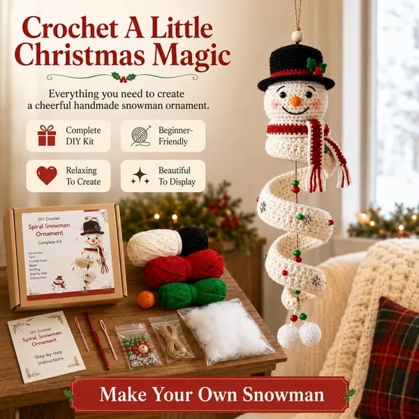 Spiral Snowman & Santa DIY Kit