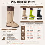 Unisex High-Cuff Rain Shoe Covers – Waterproof & Non-Slip