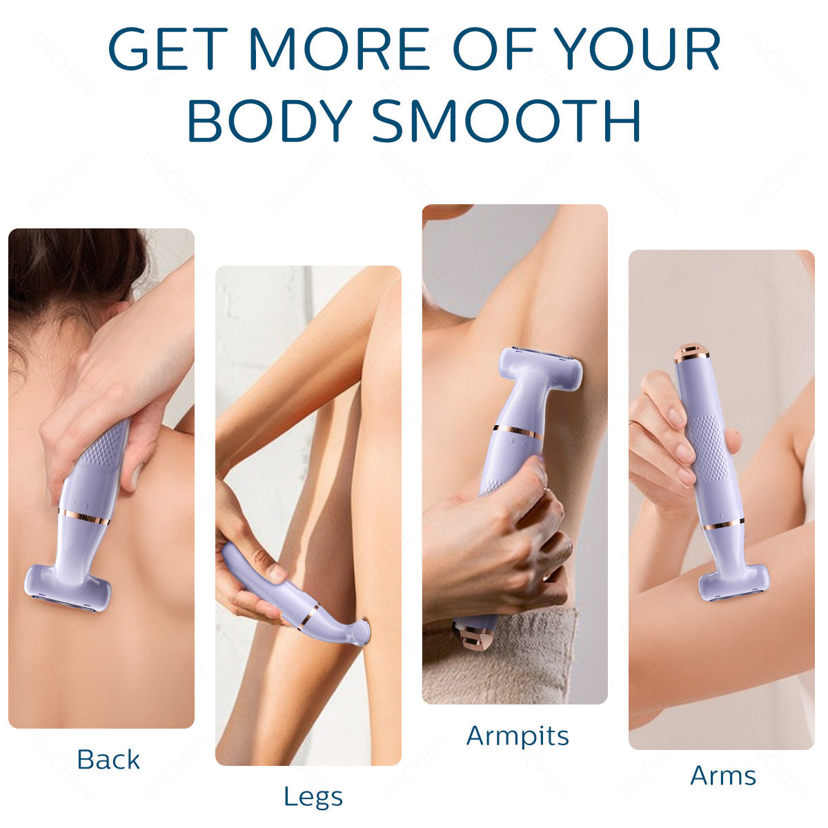 Electric Hair Remover for Underarms, Full Body, and Intimate Areas
