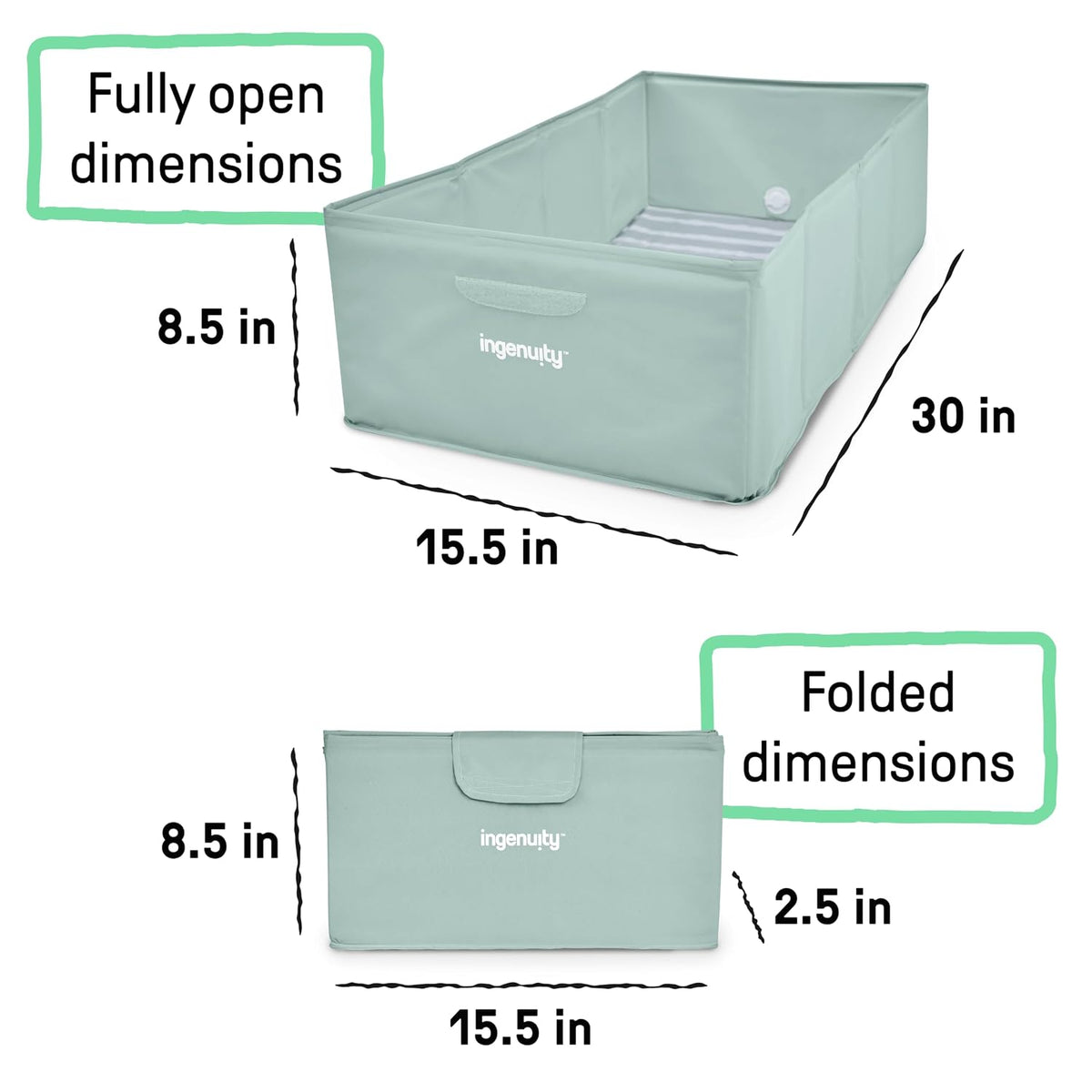 Portable Foldable Toddler Tub – Easy to Store & Clean