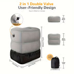 Inflatable cushion and pillow