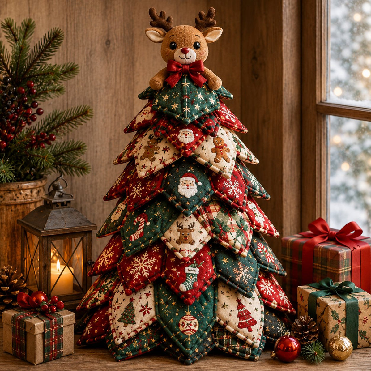 🧝 Christmas Elf DIY Quilted Christmas Tree Kit