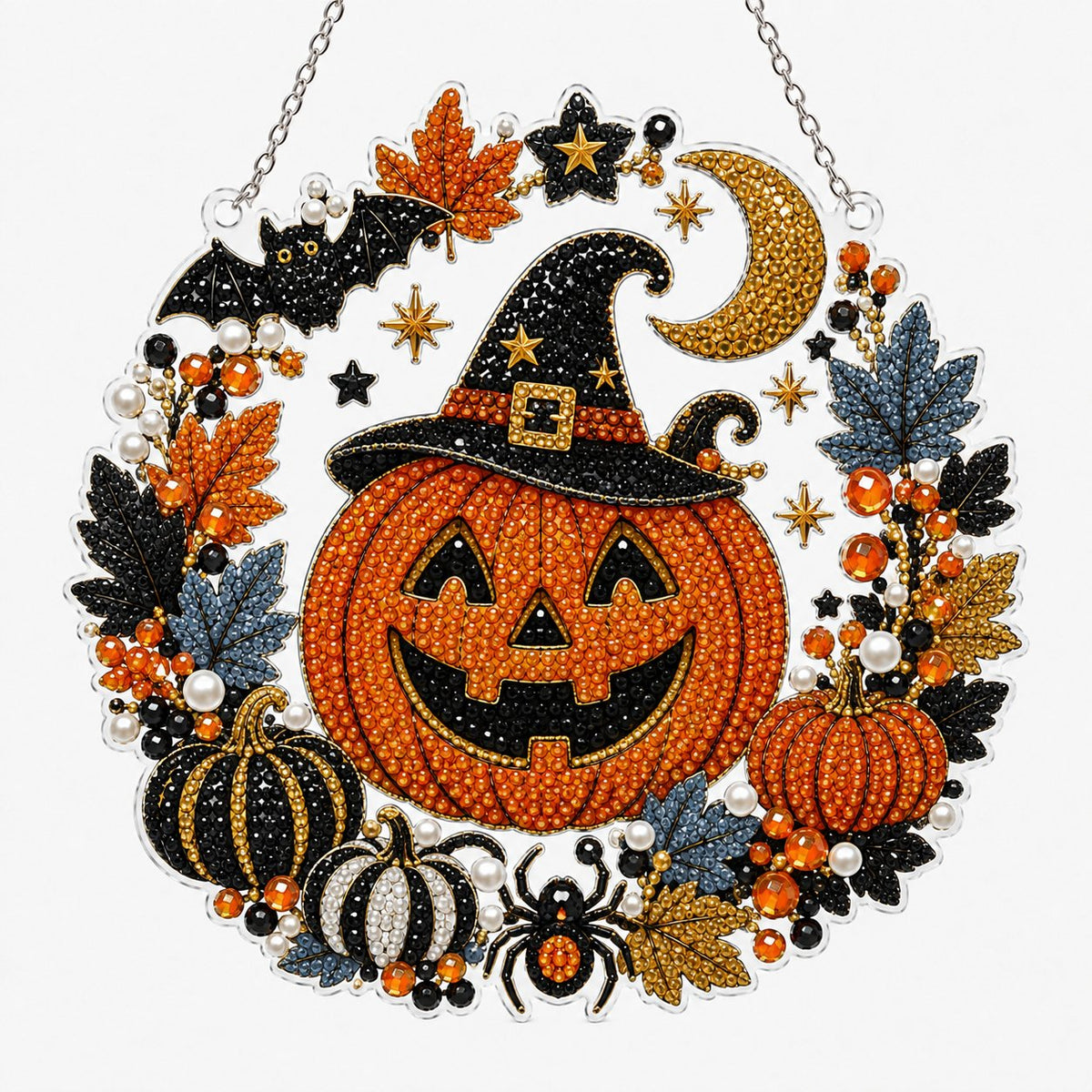 🔥 Last Day 49% OFF – 👻✨ DIY Spooky Hanging Ornament Kit | Cute Handmade Decor for Holidays, Parties & Home Displays
