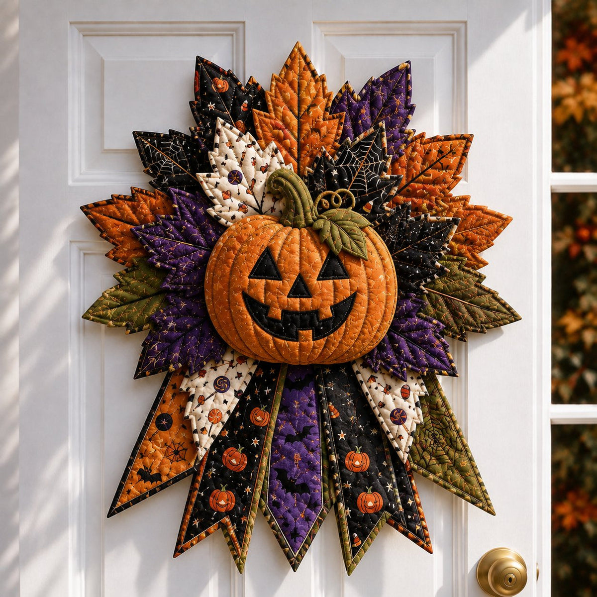 Jack-O’-Lantern Harvest - Halloween Handmade Door Bow DIY Sewing Kit