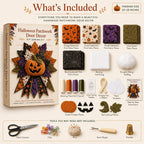 Haunted Manor - Halloween Handmade Door Bow DIY Sewing Kit