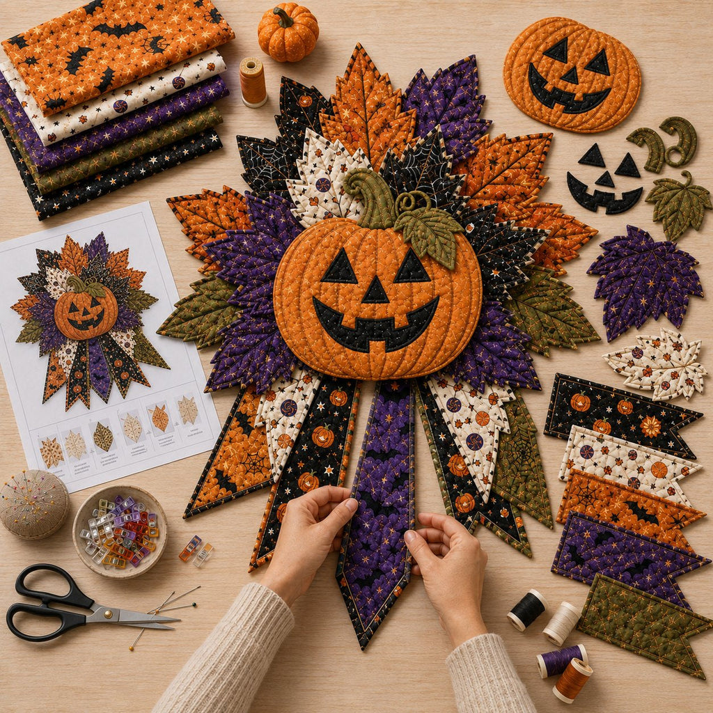 Enchanted Witch Hat - Halloween Handmade Door Bow DIY Sewing Kit