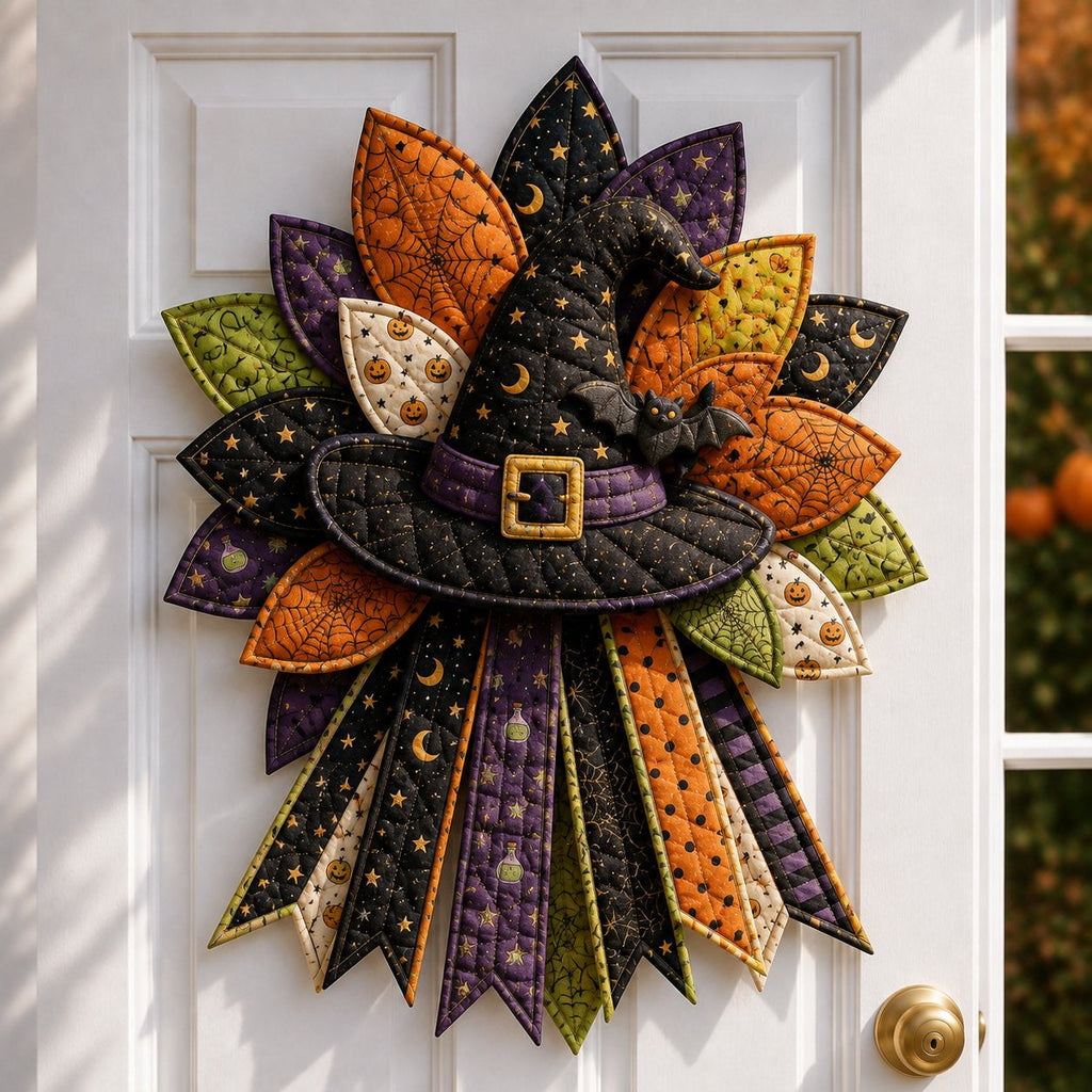 Enchanted Witch Hat - Halloween Handmade Door Bow DIY Sewing Kit