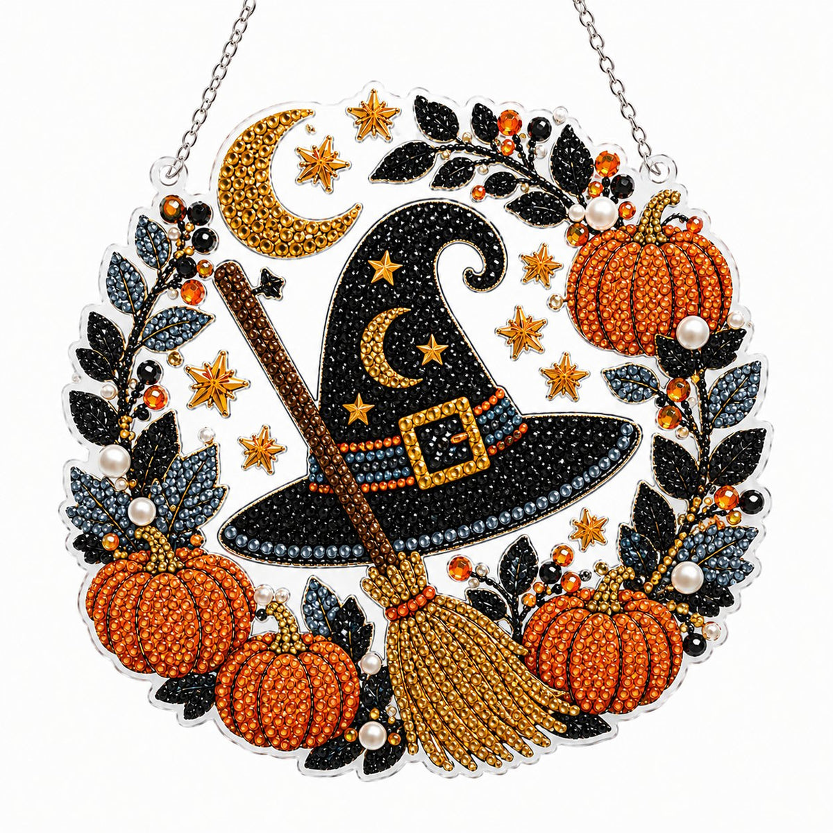 🔥 Last Day 49% OFF – 👻✨ DIY Spooky Hanging Ornament Kit | Cute Handmade Decor for Holidays, Parties & Home Displays