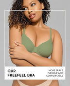 Women's Full Coverage Non-Padded Wireless Sculpt Bra