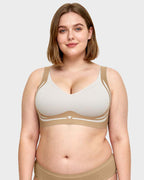 Anti-Sagging Support Shockproof Sports Fixed Cup Bra For Women