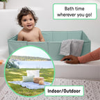Portable Foldable Toddler Tub – Easy to Store & Clean