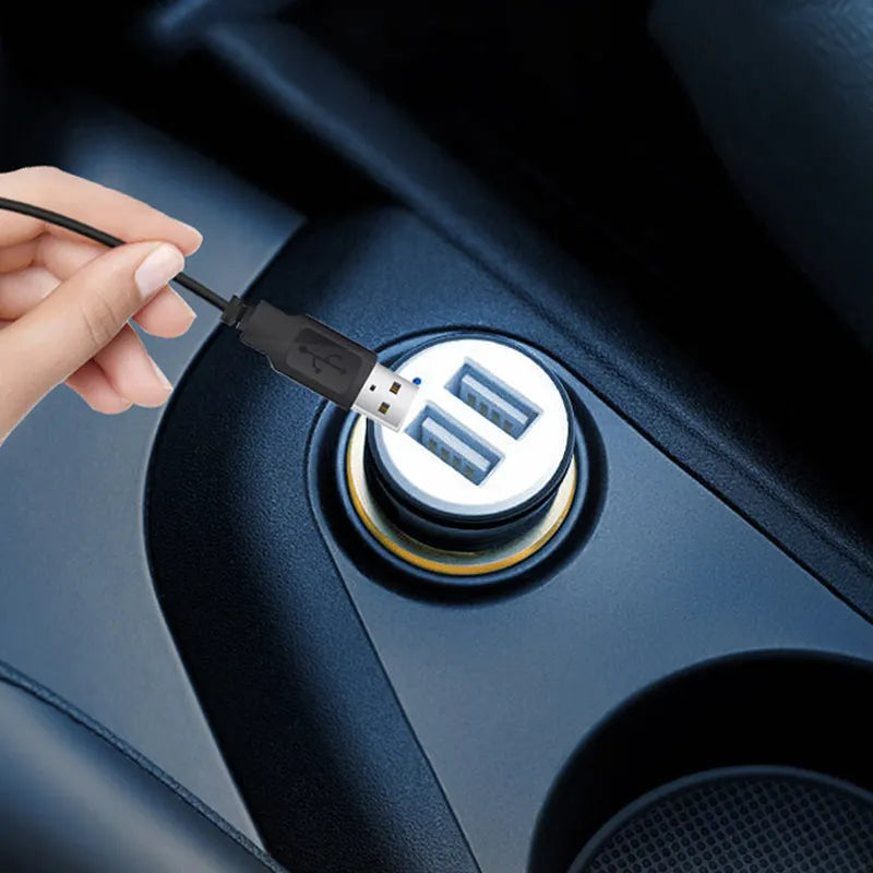 🌈64 Color Fiber Optic Car Ambient Light, No Wiring Cold Light Strip, Bluetooth APP Control Hidden Interior Atmosphere Decor Light for All Vehicles