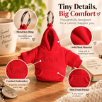 🎁Last Day 49% OFF🔥A Little Squeeze of Calm: Mini Hoodie Stress Ball Keychain 🧸🔑