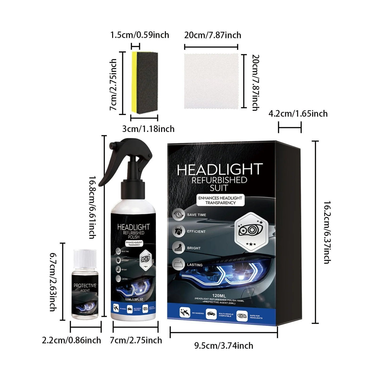 🔥2026 HOT SALE🔥🚘Automotive Headlamp Restoration Fluid