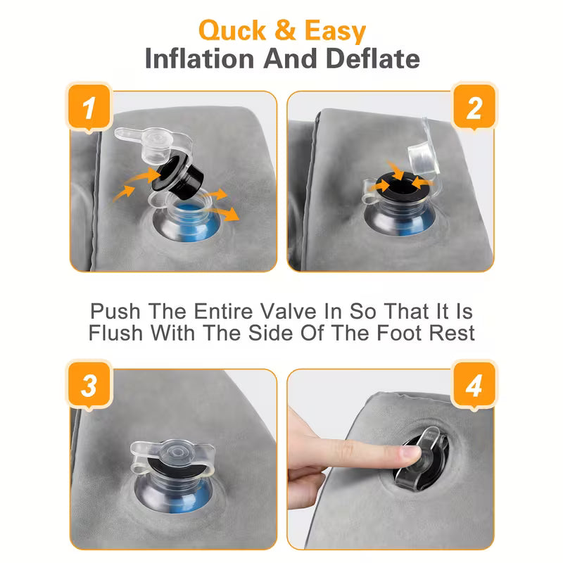 Inflatable cushion and pillow