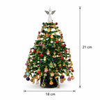 DIY Beaded Christmas Tree Kit, Glass Ornament