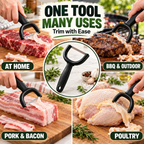 🥩✨Handheld Meat & Fat Trimming Tool for Brisket and Pork