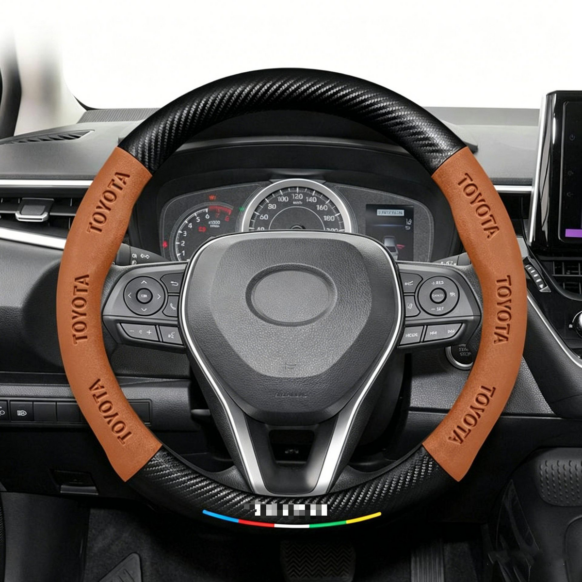 Universal Carbon Fiber Steering Wheel Cover