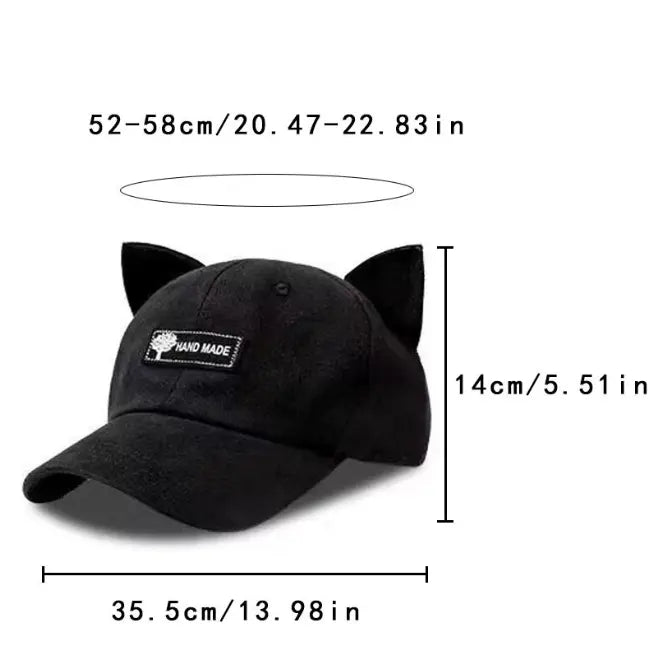 Men's Korean-Style Pilot Baseball Cap with Curved Visor