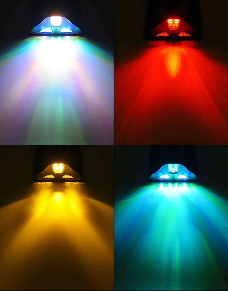 Shark Fin Warning Light not Antenna, Solar Power 18 LED 8 Mode Car Roof Lamp Aerial Base, Magnetic Mount, Waterproof Shark Fin Replacement for Car, with Remote Control