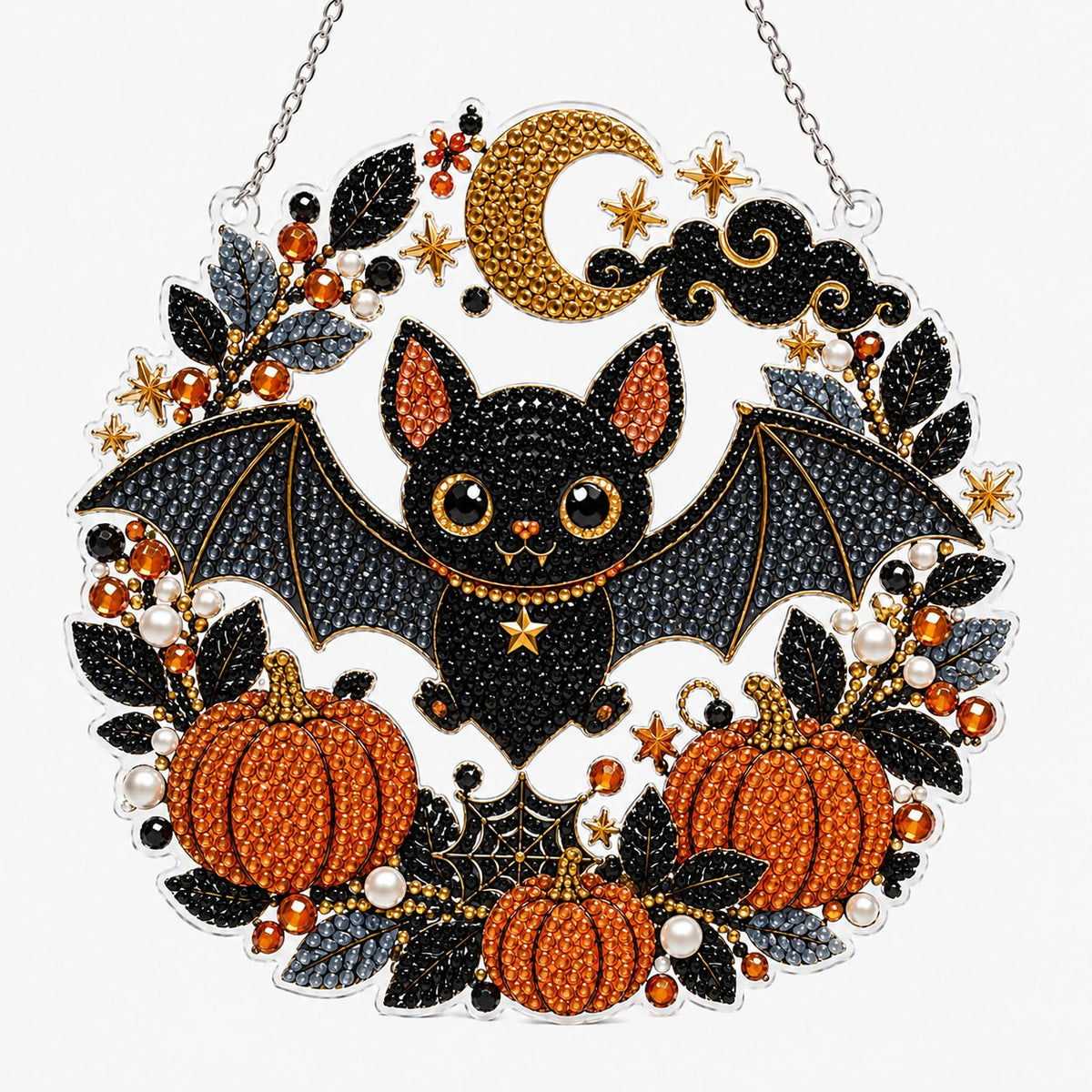 🔥 Last Day 49% OFF – 👻✨ DIY Spooky Hanging Ornament Kit | Cute Handmade Decor for Holidays, Parties & Home Displays
