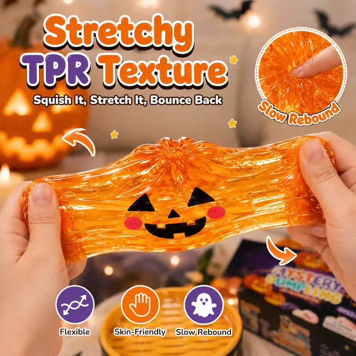 🎃 Halloween Dumpling Squeeze Squishy Toy
