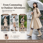 Unisex High-Cuff Rain Shoe Covers – Waterproof & Non-Slip