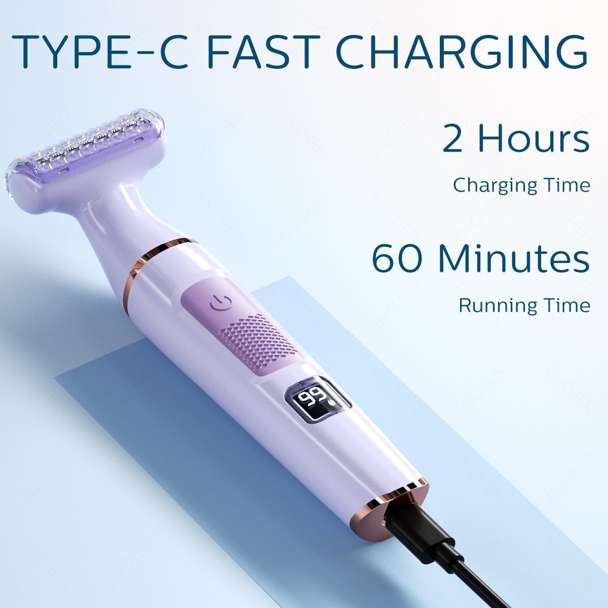Electric Hair Remover for Underarms, Full Body, and Intimate Areas